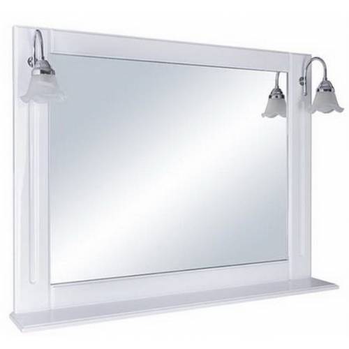 Зеркало СанТа Монарх (100 см) (белый)