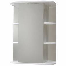 Зеркальный шкаф СанТа Стандарт Герда R (50 см) (со светильником) (белый)