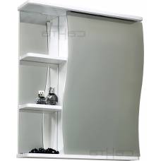 Зеркальный шкаф СанТа Стандарт Волна R (50 см) (белый) 101006