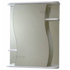 Зеркальный шкаф СанТа Стандарт Лира R (55 см) (белый)