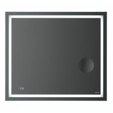 Зеркало AM.PM Gem (M91AMOX0803WG) (80 см) с LED-подсветкой, часами и косметическим зеркалом