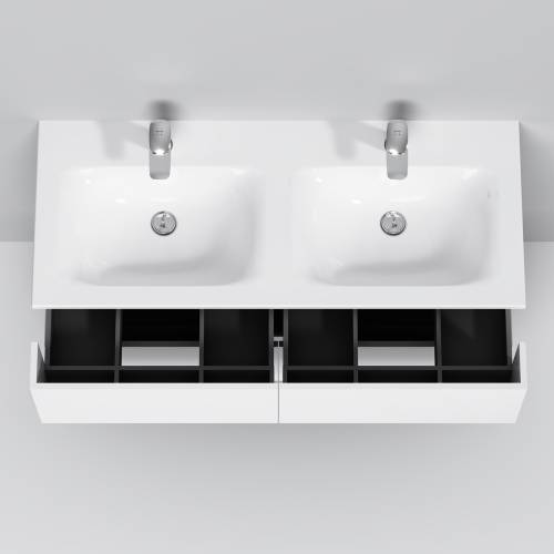 Тумба для ванной Am.Pm Spirit V2.0 (M70AFHD1202WG) (белый, глянец) (120 см)