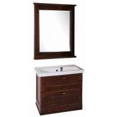 Комплект мебели для ванной ASB-Woodline Прато 70, орех антикварный