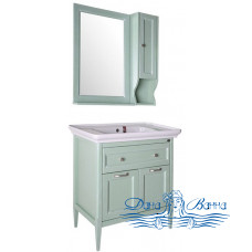 Комплект мебели для ванной ASB-Woodline Гранда 85, Verde