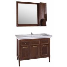 Комплект мебели для ванной ASB-Woodline Гранда 105, орех антикварный