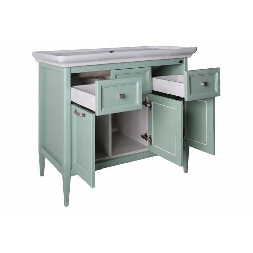 Комплект мебели для ванной ASB-Woodline Гранда 105, Verde