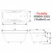 Чугунная ванна Castalia Venera 170х80 с ручками Н0000149