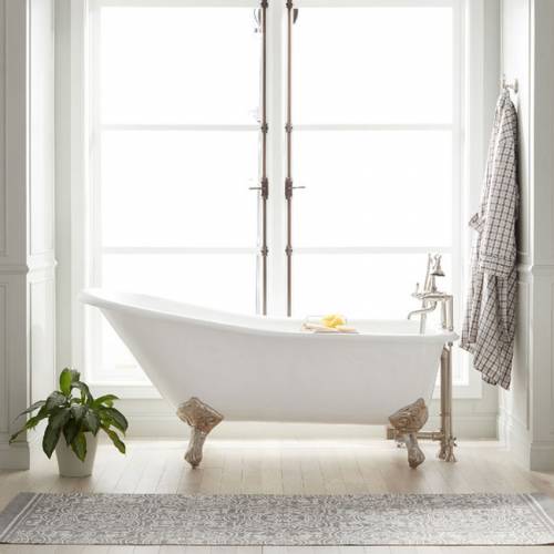 Чугунная ванна Elegansa Schale Chrome 170х75