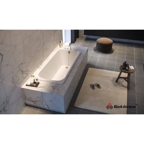 Чугунная ванна GOLDMAN Comfort 150х70