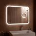 Зеркало Континент Bliss LED (100х70) с подсветкой и часами