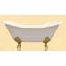 Чугунная ванна Magliezza Julietta 183x78 ножки золото