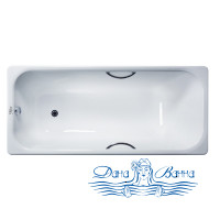 Чугунная ванна Maroni Aura Lux 170x75 с ручками (ножки в комплекте)
