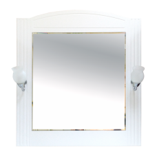 Зеркало Misty Эльбрус 80 белая эмаль
