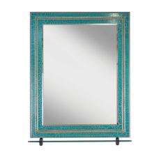 Зеркало Misty Fresko 75 краколет зеленый, патина