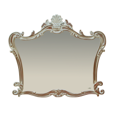 Зеркало Misty Bianco 100 коричневое, патина серебро 