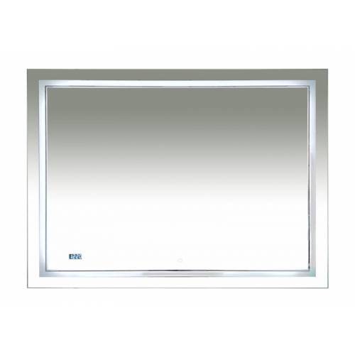 Зеркало Misty Неон 2 LED 120 см (сенсор на зеркале) с часами