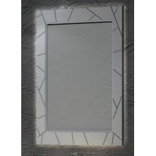 Зеркало Opadiris Луиджи 70 серый матовый (с подсветкой)