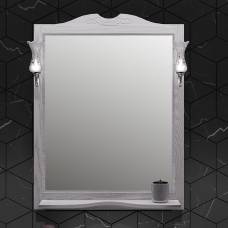 Зеркало Opadiris Тибет 85 ясень/белое серебро (без светильников)