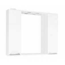 Зеркальный шкаф Style Line Жасмин 100/С белый