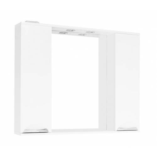 Зеркальный шкаф Style Line Жасмин 100/С белый