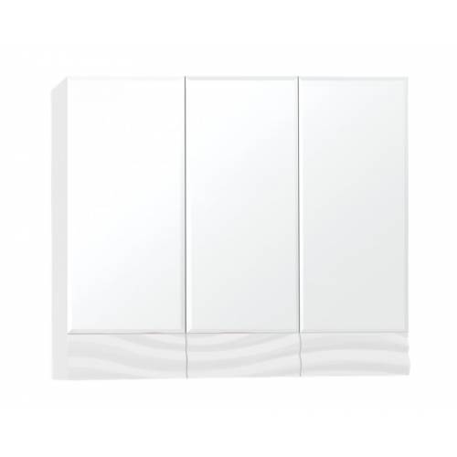 Зеркальный шкаф Style Line Вероника 80 (белый)