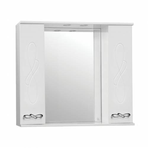 Зеркальный шкаф Style Line Венеция 90/С белый