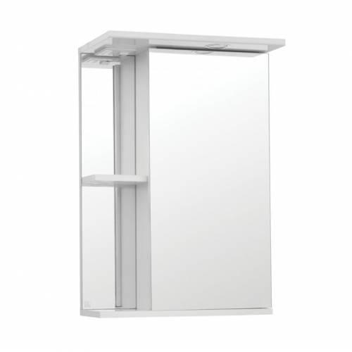 Зеркальный шкаф Style Line Николь 45/С белый