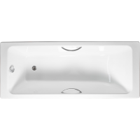 Чугунная ванна Tempra Expert 170x70 ручки полукруглые