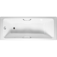 Чугунная ванна Tempra Stil 170x80 ручки квадратные