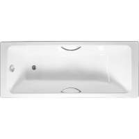 Чугунная ванна Tempra Stil 170x80 ручки полукруглые