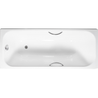 Чугунная ванна Tempra Simple 160x75 ручки полукруглые
