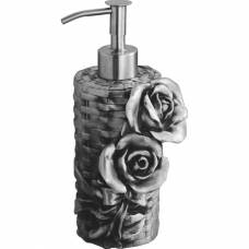 Дозатор жидкого мыла Art&Max Rose AM-B-0091A-T серебро