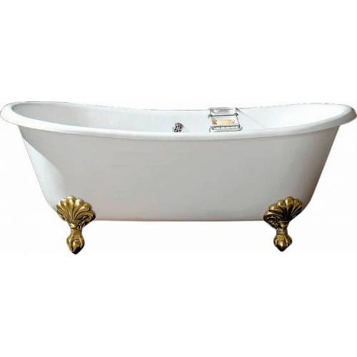 Чугунная ванна Devon&Devon Admiral ножки золото