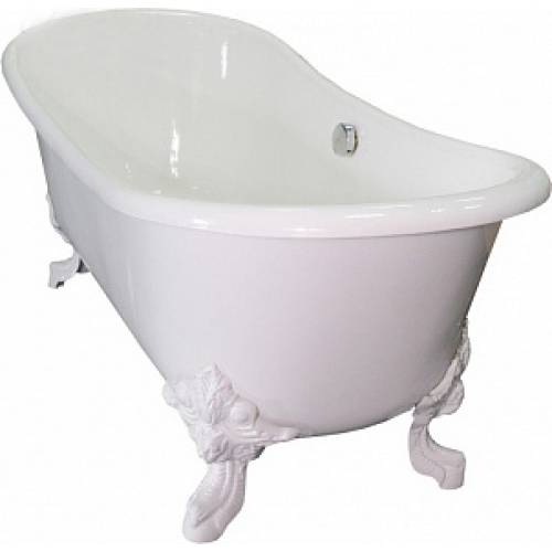 Чугунная ванна Elegansa Nadia 180х80 белые ножки