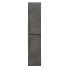 Шкаф пенал Brevita Rock 35 подвесной правый (бетон тёмно-серый)