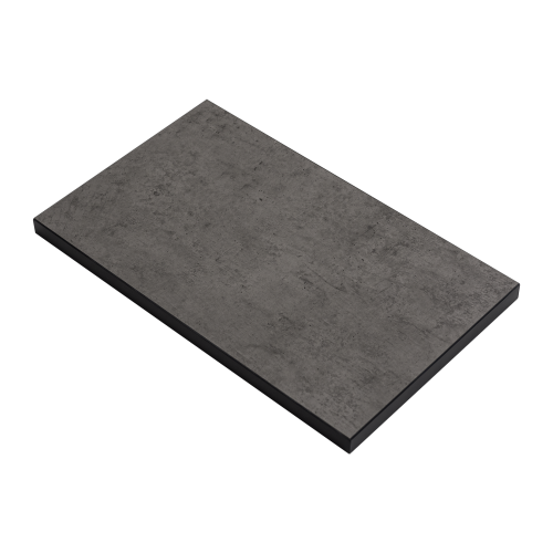 Полка Brevita Rock для металлокаркаса (бетон тёмно-серый) ROCK-017-50
