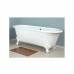 Чугунная ванна Magliezza Patricia 183x80 ножки белые