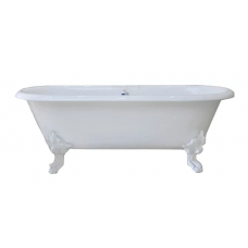 Чугунная ванна Magliezza Patricia 183x80 ножки белые