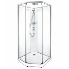 Душевая кабина IDO Showerama 10-5 Comfort 100х100 профиль хром, стекло прозрачное