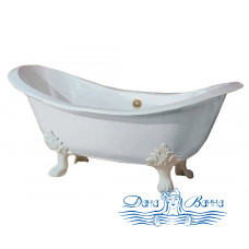 Чугунная ванна Magliezza Julietta 183x78 ножки белые
