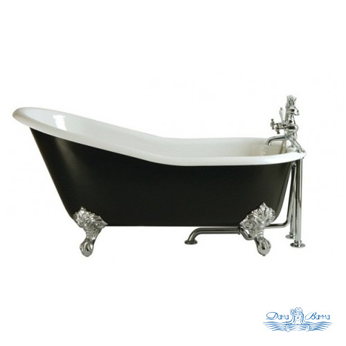 Чугунная ванна Magliezza Gracia Nero 170x76