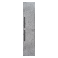 Шкаф пенал Brevita Rock 35 подвесной правый (бетон светло-серый)