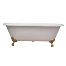 Чугунная ванна Magliezza Patricia 168x76 ножки золото