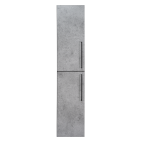 Шкаф пенал Brevita Rock 35 подвесной левый (бетон светло-серый)