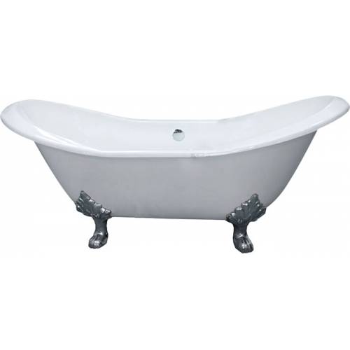Чугунная ванна Elegansa Taiss Chrome 180х80