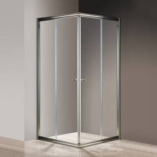 Душевой уголок Cezares Giubileo-A-2-100 прозрачное стекло, бронза 100х100