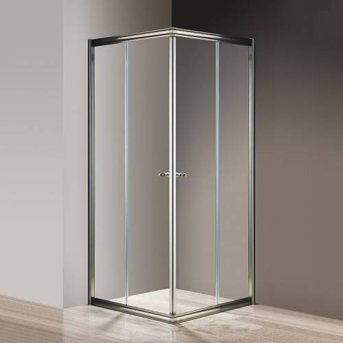 Душевой уголок Cezares Giubileo-A-2-80 прозрачное стекло, бронза 80х80