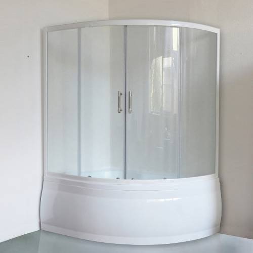 Шторка на ванну Royal Bath Alpine RB 140ALP-T 140, прозрачное стекло