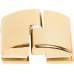 Душевая дверь в нишу Vegas Glass AFP 100 09 05 R профиль золото, стекло бронза