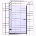 Душевая дверь в нишу Vegas Glass EP Lux 75 01 01 R профиль белый, стекло прозрачное